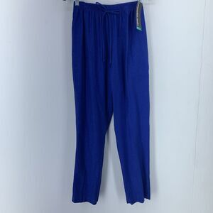 Vtg Popovitch Studio Womens S Pull On Pants USA Minimalist Lagenlook Coastal NEW